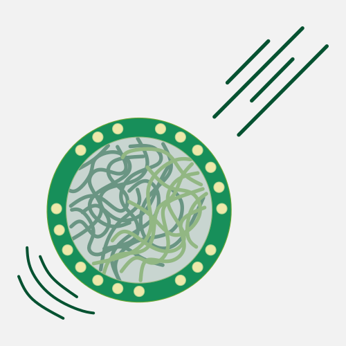 Moving artificial cells