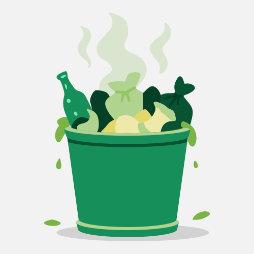 Mixing sewage and food waste